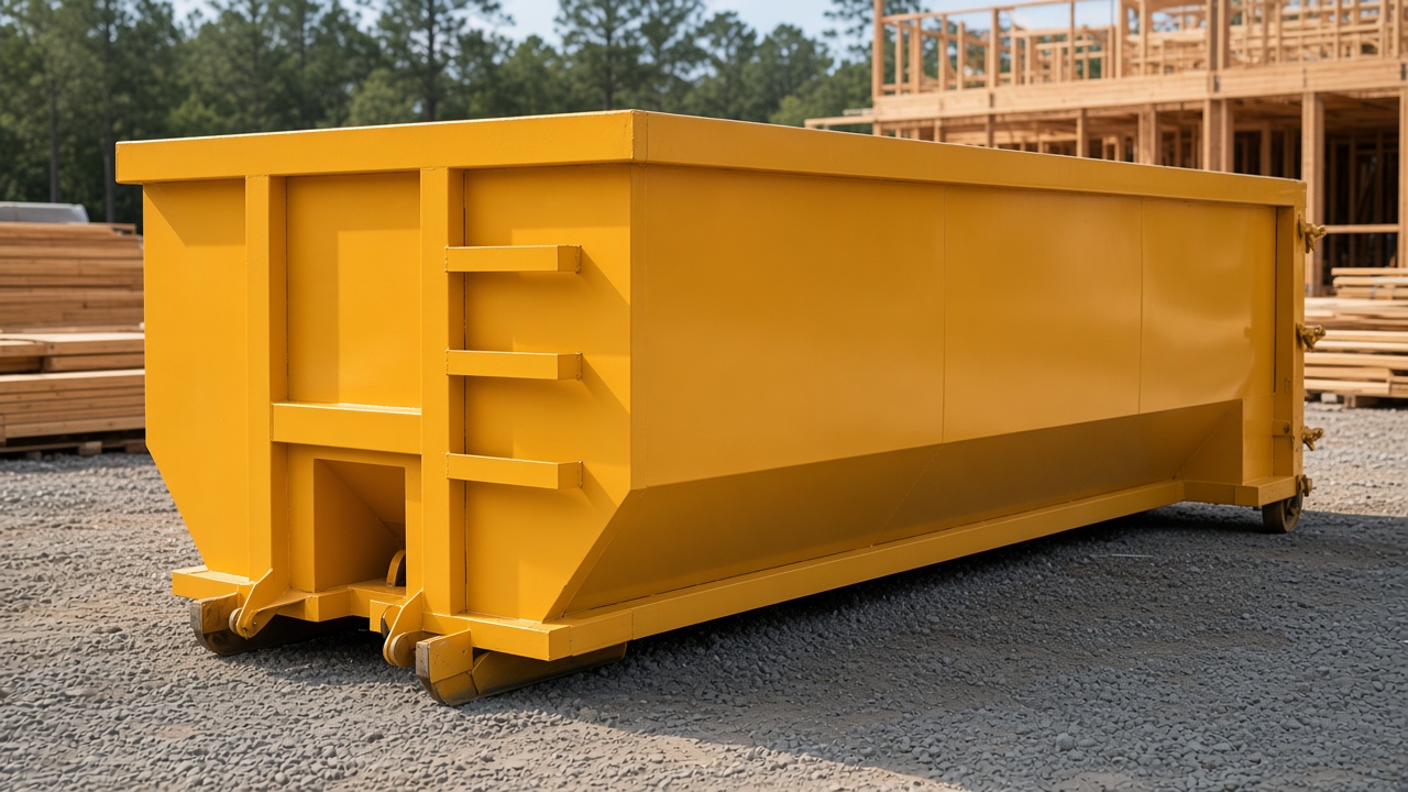 20 yard yellow roll-off dumpster rental in Madisonville LA